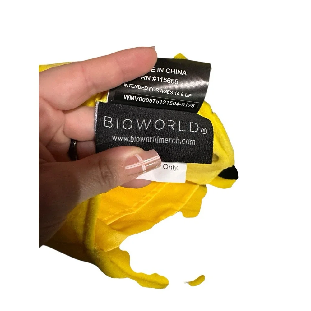 NEW bioworld‎ pokemon super soft yellow tote bag PIKACHU